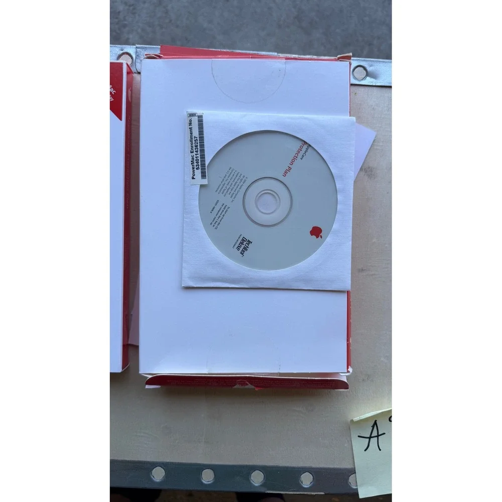 Vintage AppleCare Protection Plan Power Mac TechTool Deluxe CD‎ 2004 Boxed Set